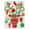 Latch Hook Kit, Reindeer Christmas Pattern DIY Rug Crochet Yarn Kits, Embroidery Decoration 20.4" X 15" (52X38cm)